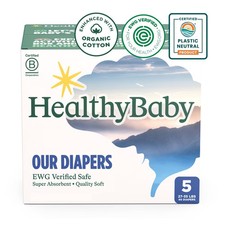 HealthyBaby Organic Cotton Enhanced Chlorine Free Disposable Diaper Size 5