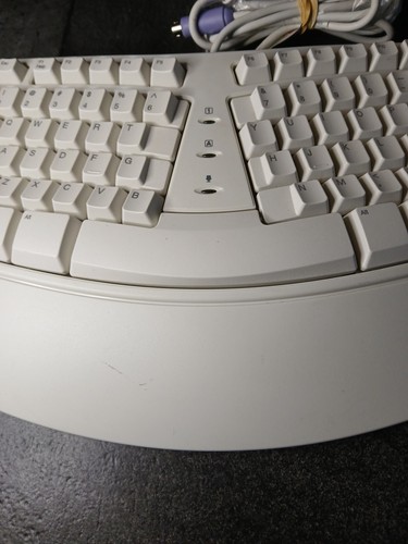 Microsoft KU-0045 X06-19331 Natural Keyboard Elite Ergonomic White Works Great - Picture 3 of 11