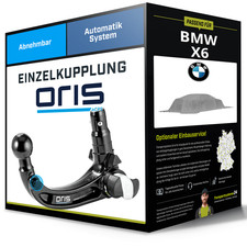 Abnehmbare Anhängerkupplung für BMW X6 04.2023-jetzt Typ G06 Oris NEU