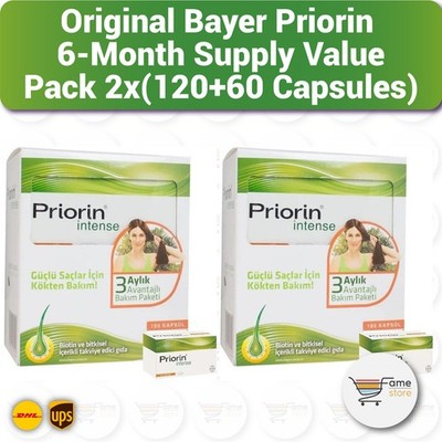 Priorin Intense 6-Monatsvorrat Vorteilspack 2 × (120+60 Kapseln)