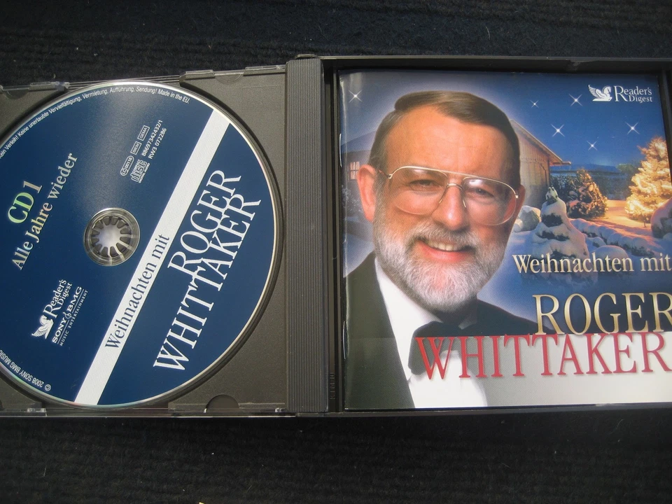 3CD Weihnachten mit ROGER WHITTAKER Reader's Digest Excellenter Zustand !! - Bild 2 von 4