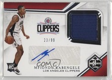 2019-20 Panini Chronicles Limited Rookie Jersey /99 Mfiondu Kabengele Auto 5w7