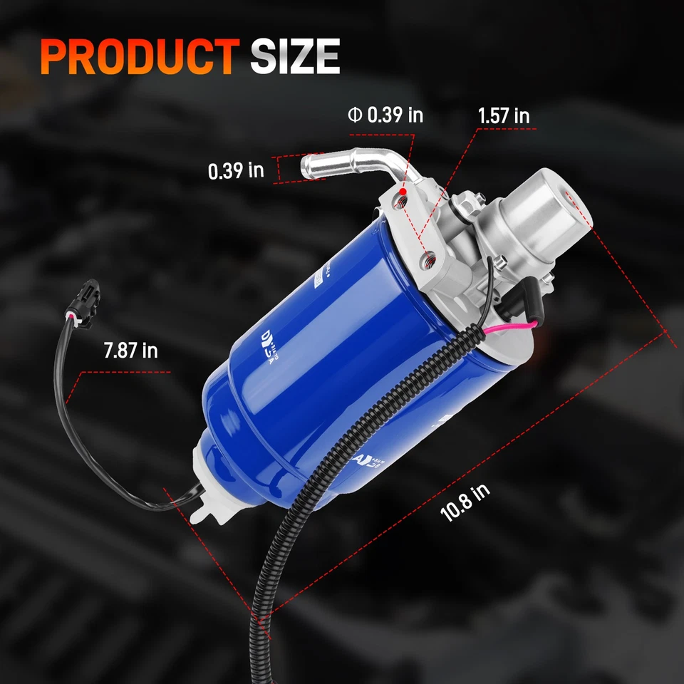 Fuel Filter Housing For 6.6L Duramax 2005-2012 Chevrolet Silverado 2500 HD 3500H - Image 2 of 4