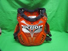 Ocelot Racing Roost Chest Protector Youth MX ATV Motocross Red Nice Condition