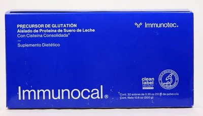 glutathione suplemento 90 Cpsulas Sin Sabor Immunocal Classic (Blue) Regular Glutathione