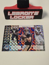 2020 Panini Mosaic Flea Flicker Drew Brees Alvin Kamara #FF12 Reactive Blue /99