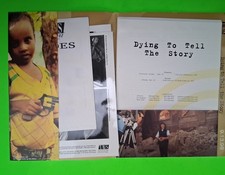 Original 1998 TBS Dying to Tell the Story Press Kit - Christiane Amanpour Archiv