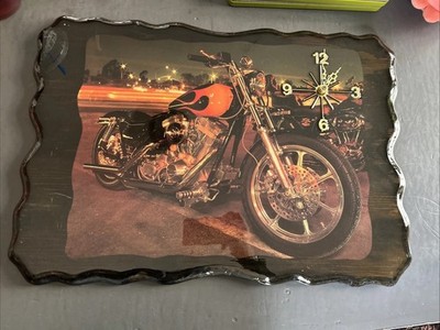 VTG Dencraft Chopper Easy Rider Wall Clock 22 xx15 