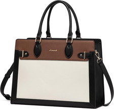 Laptop Bag for Women 15.6 Inch Work Tote, Business Computer Briefcase, Waterproo