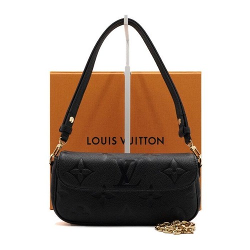 Louis Vuitton Black Monogram Empreinte Ivy Wallet On Chain 158357913 [P]