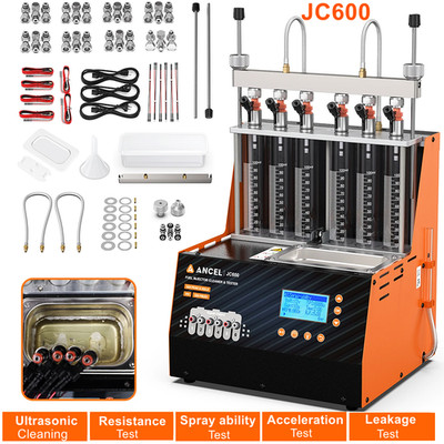 Ultrasonic Cleaning Tester GDI Piezo Fuel Injector Cleaner Uniformity Leak Test