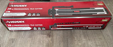 Husky 28 in Professional Manual Tile Cutter Tungsten-Carbide Wheel Aluminum