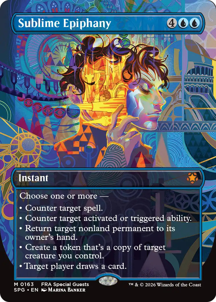 SUBLIME EPIPHANY x1 mtg NM-M Special Guests 1 Mythic