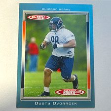 Topps 2006 Topps Total Dusty Dvoracek Rookie Chicago Bears #515 Card. rookie card picture