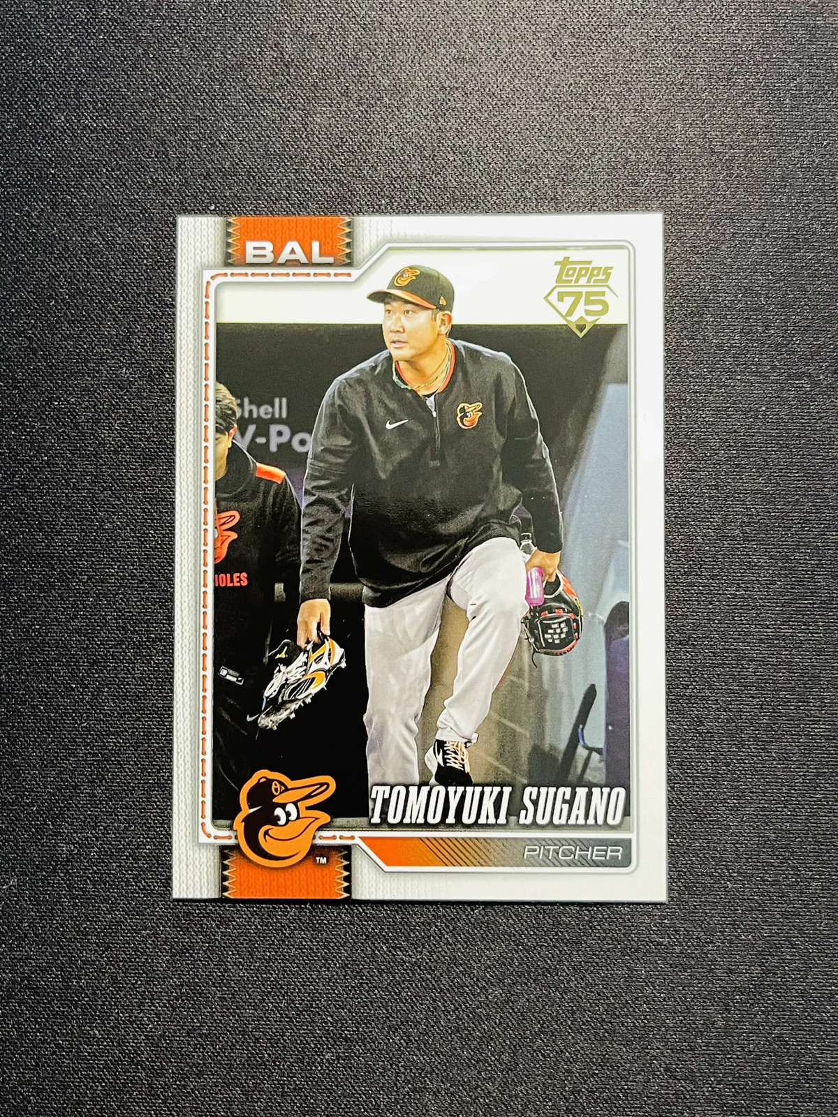2026 Topps Series 1 75th Tomoyuki Sugano #185 Golden Mirror SSP Variation KE21
