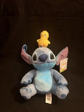 Disney LILO And Stitch Plushy With Yellow Bird On His Head