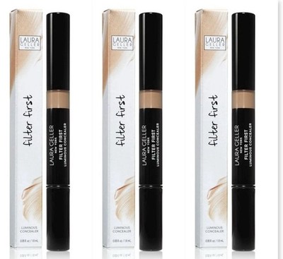 Laura Geller New York Beauty Filter First Luminous Concealer Tan Bundle of 3