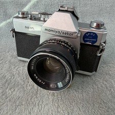 Vintage Mamiya Sekor 500 DTL Camera 50mm 1:2 Lens UNTESTED PARTS/REPAIR W13 