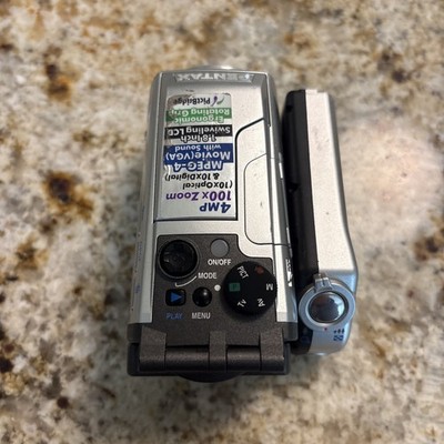 PENTAX Optio mx4 本体 中古品 PENTAX Pentax Optio MX4 4.0MP Digital Camera - Silver for sale