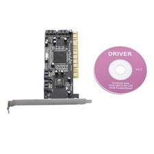 4 Port SATA PCI Expansion Card PCI To SATA Adapter Card RAID 5