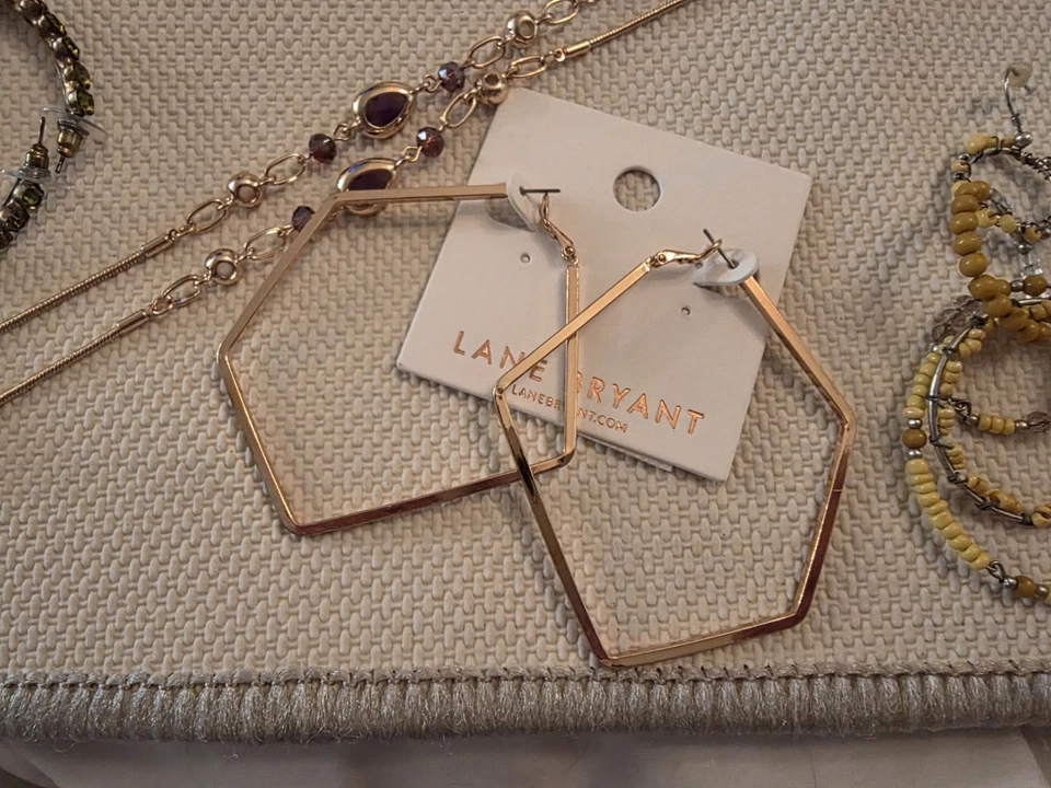  Lot of 18 NWT Earrings ,necklaces and bracelets Pieces mostly new Lane Bryant  - Image 3 of 4