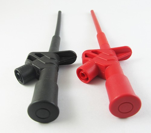 10pairs 1000V 10A Spring Loaded Push Open Clip Hook on Meter Test Probes 12-0002 - Picture 5 of 5