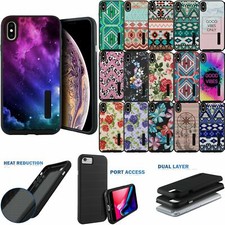 Funda para iPhone X/iPhone XS, Doble Capa Híbrida Resistente Cubierta