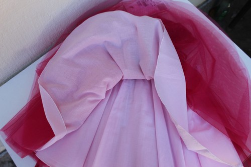 Aletta Vestito Abito da Fiaba con Fiori 🌞 68 🌞 Battesimo Matrimonio 100% Originale - Foto 4 di 6