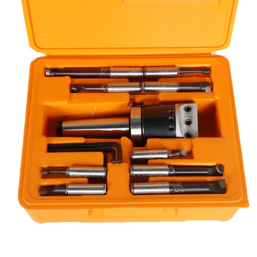 3 Piece Boring Head Boring Tool Set 2 Inch Head & MT3 & 1/2 Inch New - Picture 3 of 16