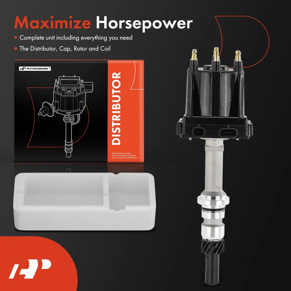 Ignition Distributor with Cap & Rotor for Chevy Camaro 85-92 Pontiac Buick Olds - Image 2 of 4