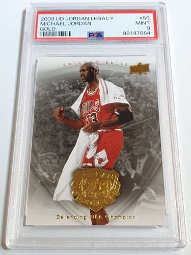 2009 Upper Deck Jordan Legacy Michael Jordan #55 GOLD - PSA 9 (POP 22) - 第 1/2 張圖片