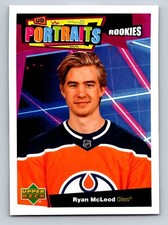 2020-21 Upper Deck UD Portraits #P-70 Ryan McLeod Edmonton Oilers