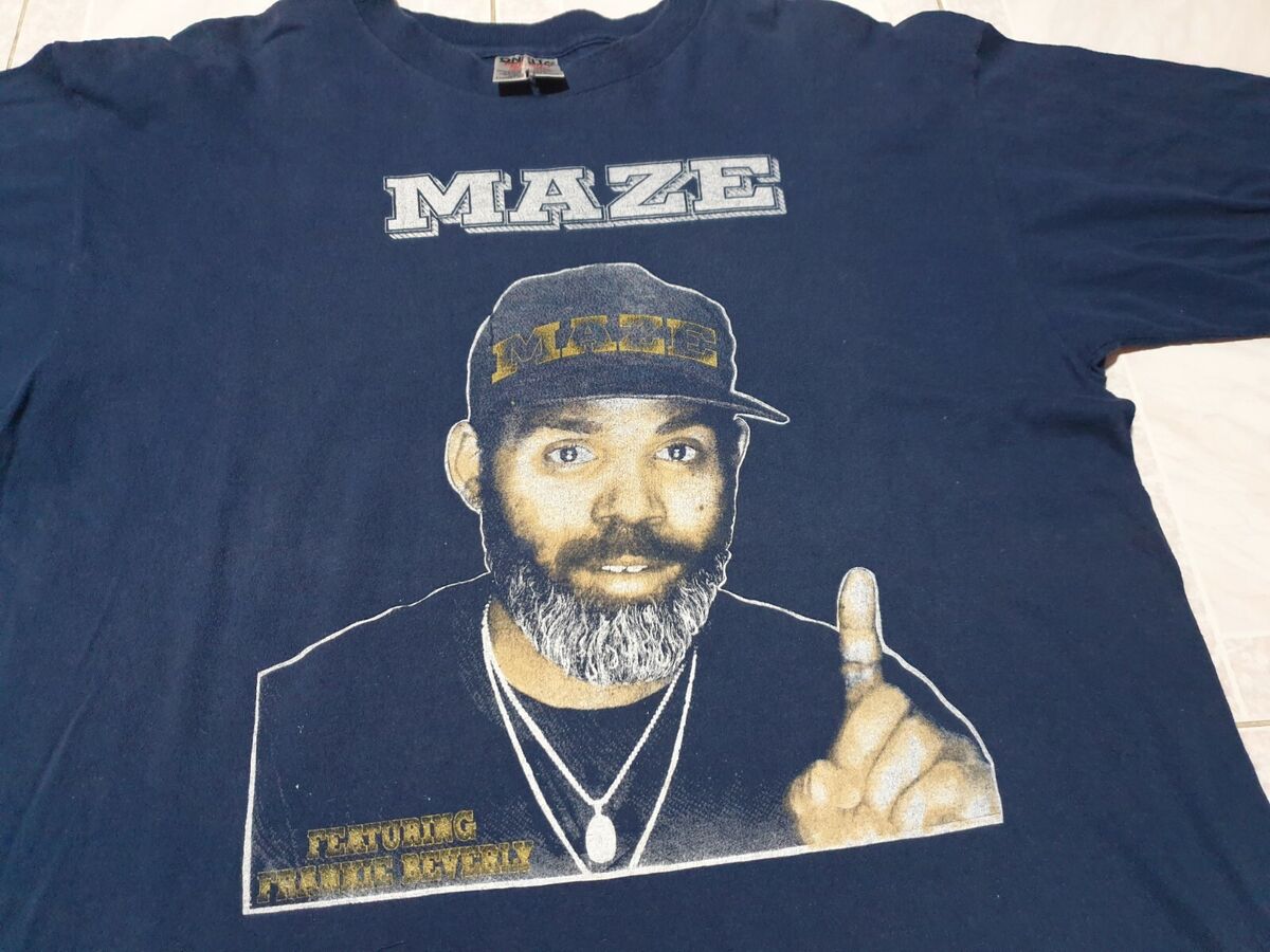 VINTAGE Maze Frankie Beverly t shirt hip hop.rap tee r&b VINTAGE Maze Frankie Beverly t shirt hip hop.rap tee r&b