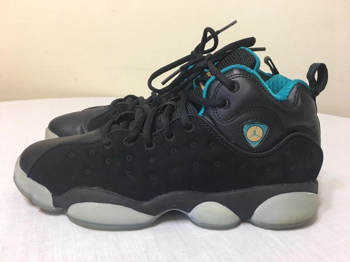 Nike Air Jordan Jumpman Team Pro II 874749 003 Black Teal Gold Youth Sz 7Y 2016