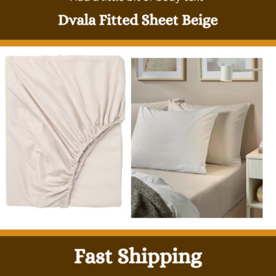 Neu DVALA Spannbettlaken 100 % Baumwolle Einzel Doppel Super Kingsize Bettlaken