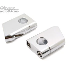 22mm 7/8" HandleBar Risers Mount Clamp Adapter Universal Motorcycle Dirt Bike