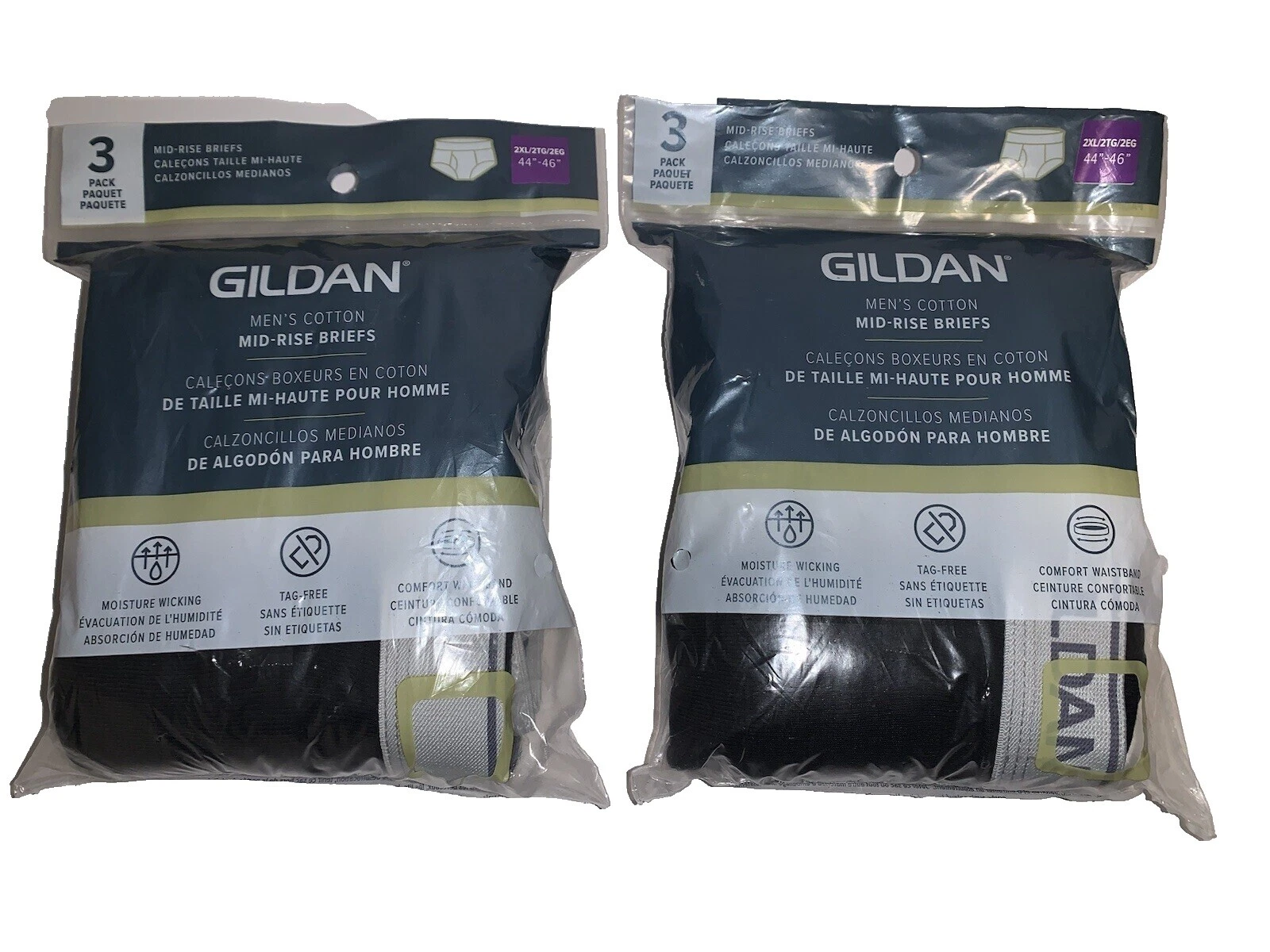 Calzoncillos para Hombre Negro Gildan