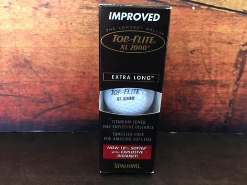 Spalding Top Flite XL 2000 1 Sleeve of 3 Golf Balls - Extra Long - Picture 3 of 7