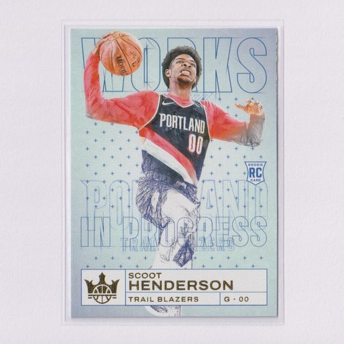 2023-24 Panini Court Kings Works in Progress #21 Scoot Henderson RC Rookie