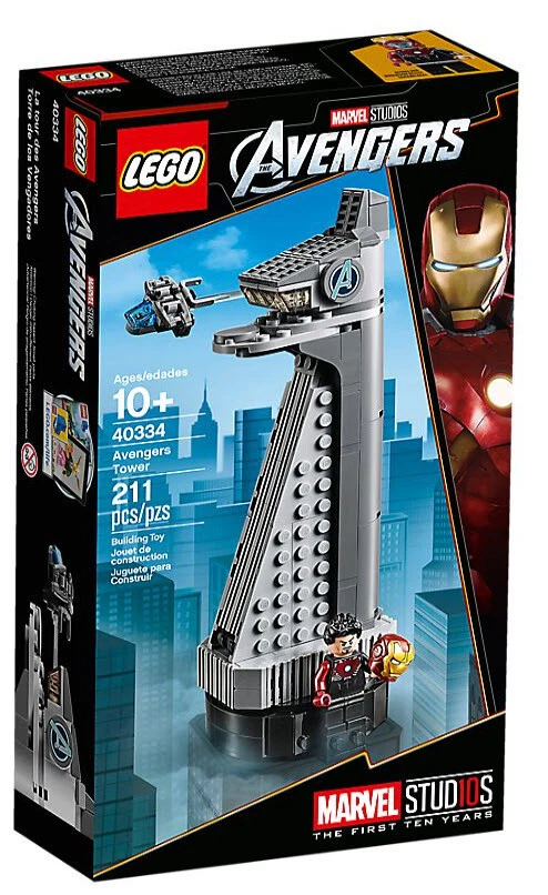 LEGO 40334 MARVEL AVENGERS TOWER GWP, NEW & IN-HAND