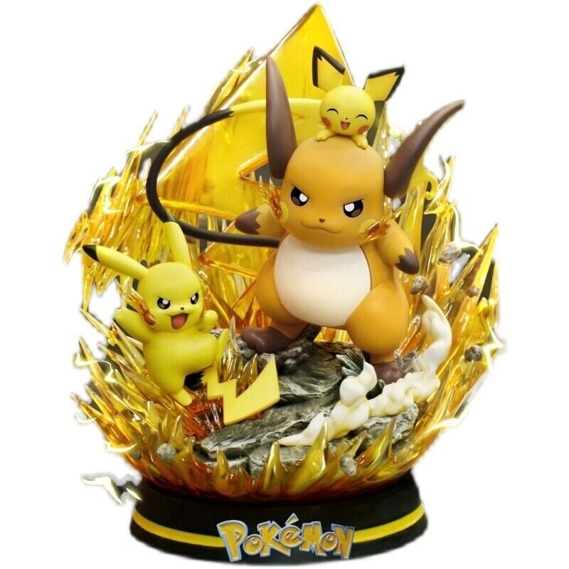 Pokémon Select Evolution 3 Pack - Features 2-Inch Pichu and Pikachu and  3-Inch Raichu Battle Figures