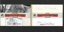 2011 SP Legendary Cuts KELLER Dickey CROSETTI Dahlgren Autograph 1929 YANKEES /3