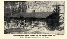 1915 * Idyllisches Offiziers-Quartier im Schweizerstil an der Westfront *  WW1