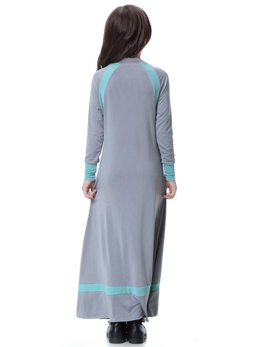 Niños Niñas Batas Largas Musulmanas Pavo Kaftan Abaya Escuela Oración Vestidos Islámicos - Imagen 66 de 100