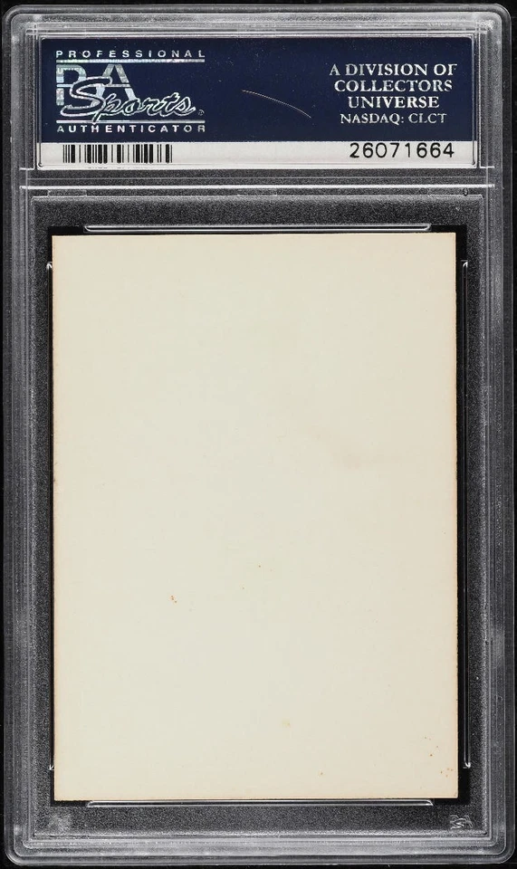 1973 Topps Wacky Packs 1st Series Bread Crust Hash WHITE BACK PSA 6 - Image 2 of 2