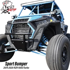 NEW Black Aces Racing Sport Front Bumper Polaris RZR 1000/Turbo 2014-2020 Models