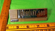 BU25 Ford Fairlane 500 Door Emblem Vintage 1965 #C5OB6520348  SPORTS COUPE