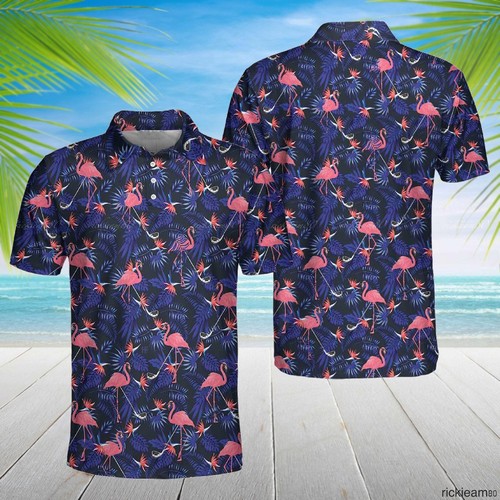 Flamingo Golf Premium Polo Shirt 