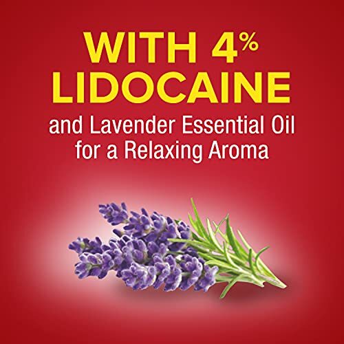 Aspercreme Essential Oils Lidocaine Pain Relief With Lavender Roll-On , 2.5 oz.