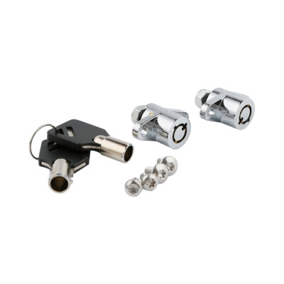 Hard Saddlebag Locks & Keys For Harley Touring 2014-2024 - Chrome Steel Locks 9 thumbnail image